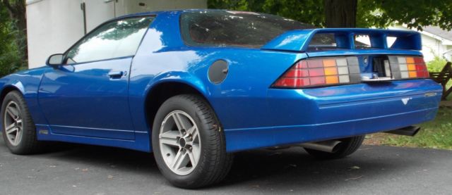 1989 Blue Chevrolet Camaro Coupe