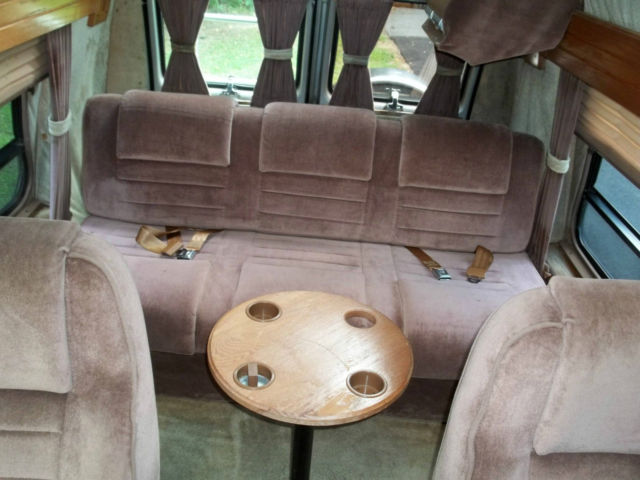 1989 Gold Chevrolet G20 Van Conversion van