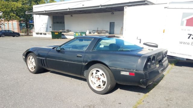 1989 Black Chevrolet Corvette