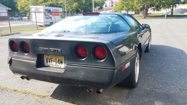 1989 Black Chevrolet Corvette