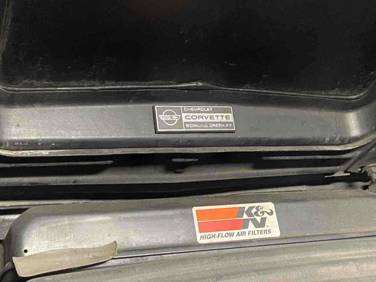 1989 Red Chevrolet Corvette Hatchback