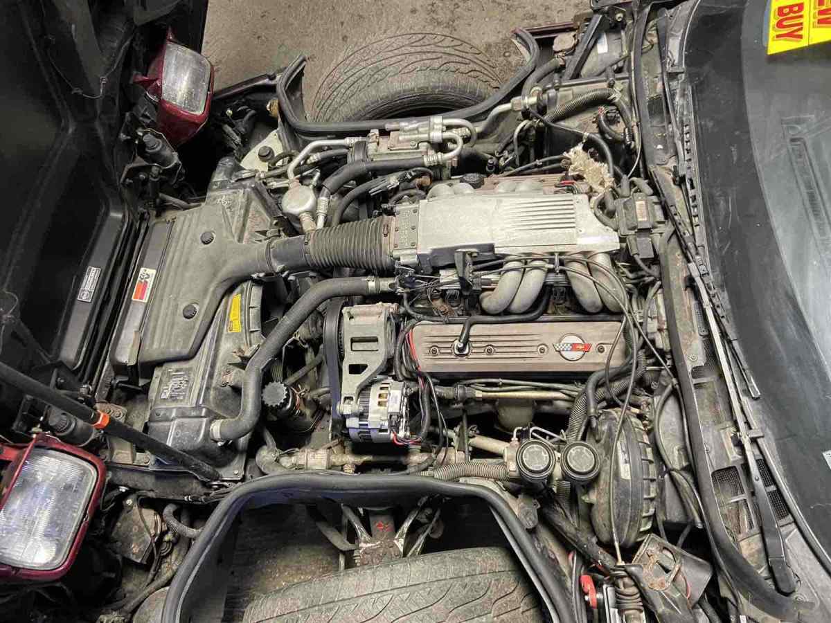 1989 Red Chevrolet Corvette Hatchback