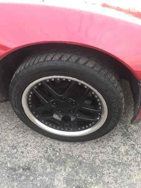 1989 Red Chevrolet Corvette Hatchback