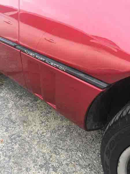 1989 Red Chevrolet Corvette Hatchback