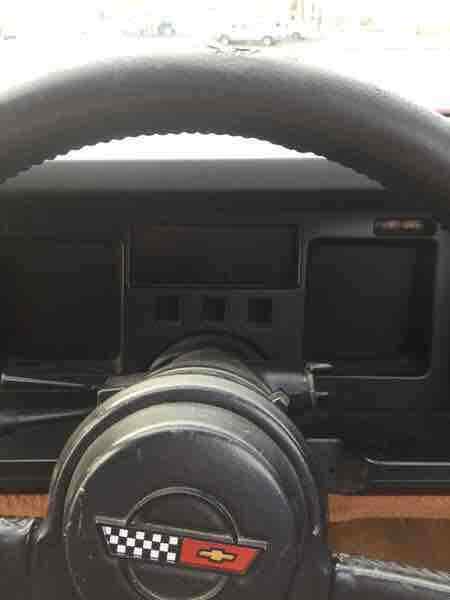 1989 Red Chevrolet Corvette Hatchback