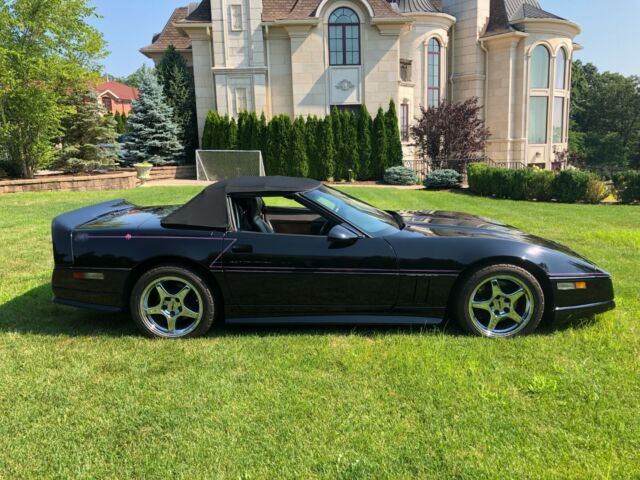 1989 Black Chevrolet Corvette Convertible