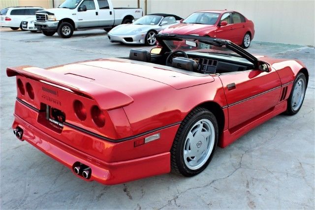 1989 Red Chevrolet Corvette --