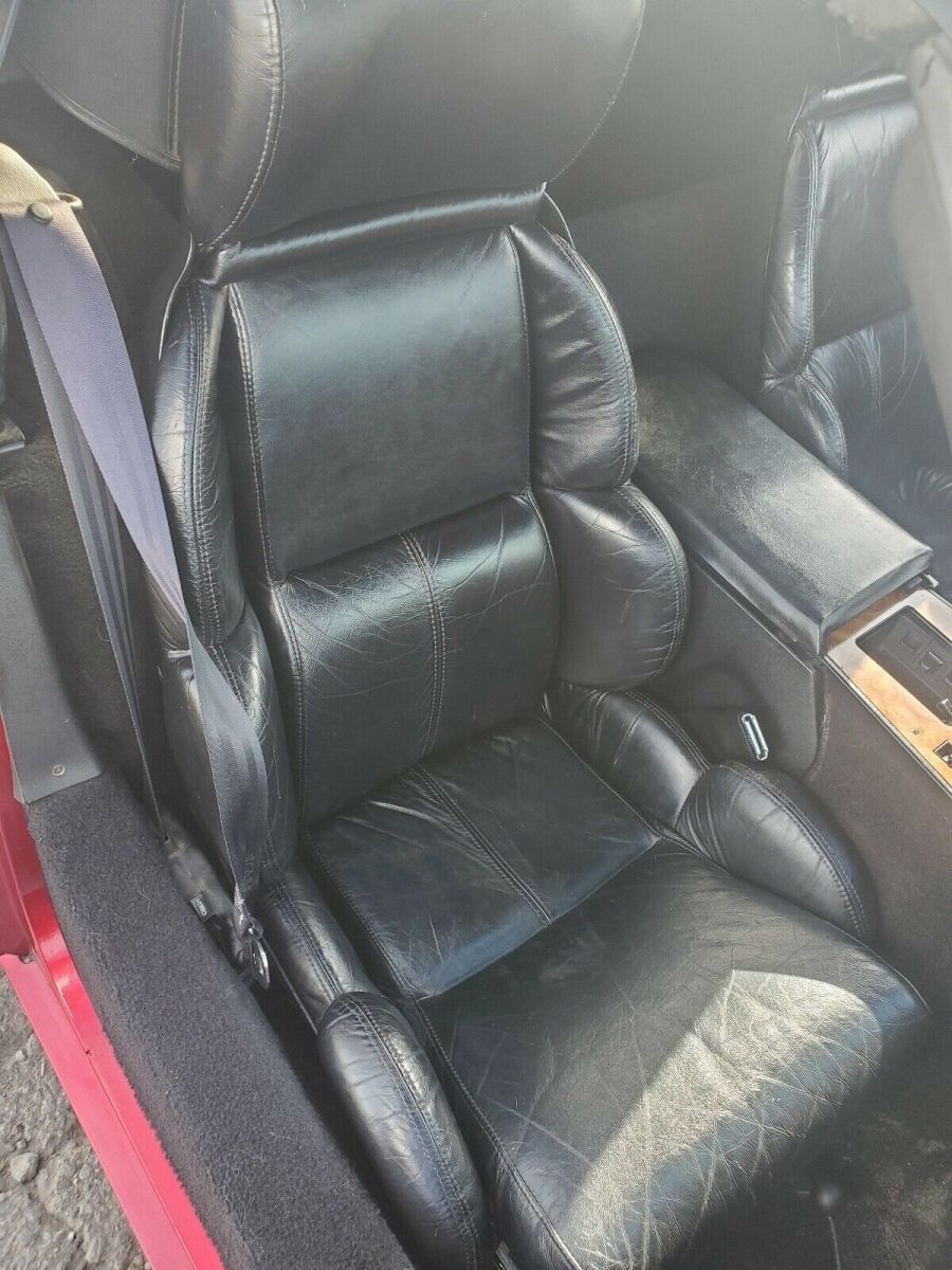 1989 Red Chevrolet Corvette Convertible