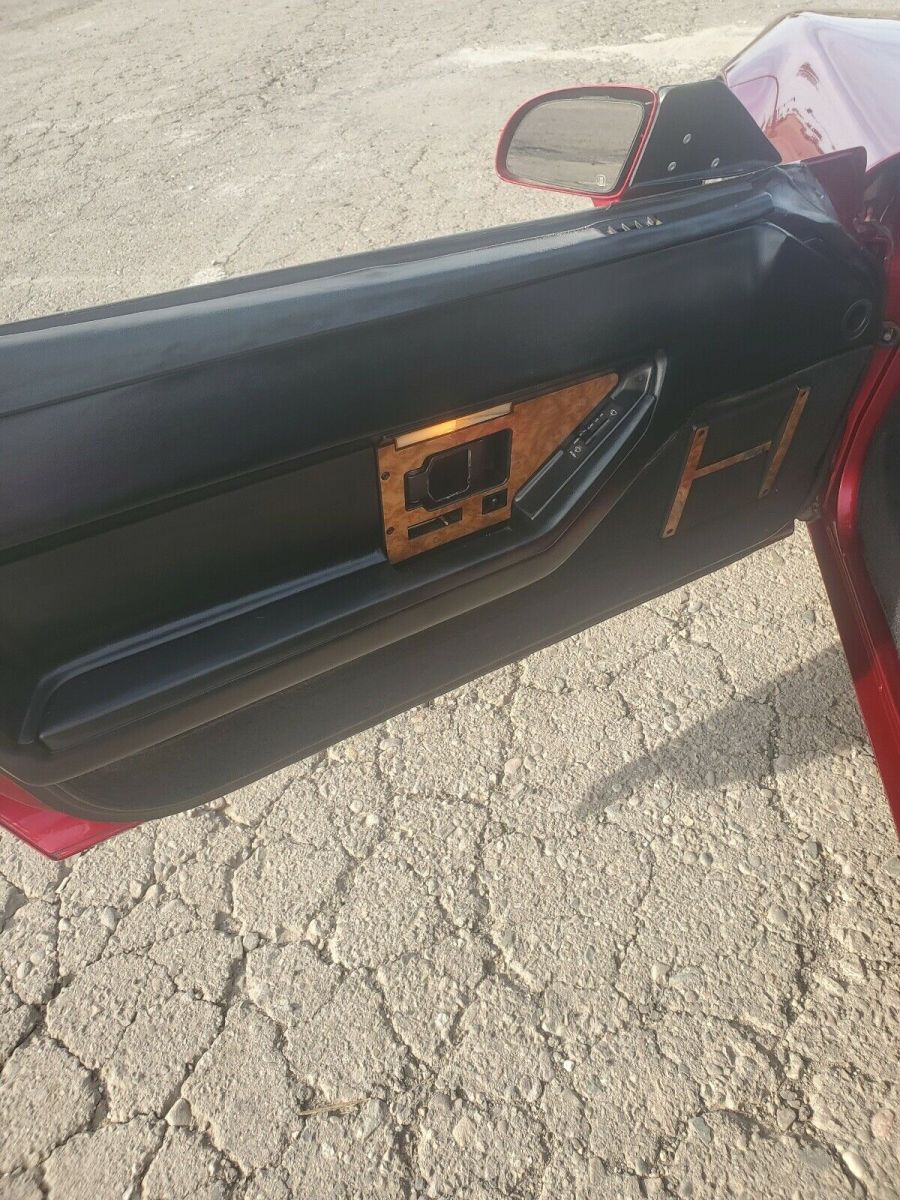 1989 Red Chevrolet Corvette Convertible