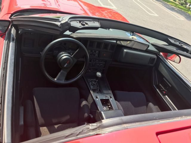 1989 Red Chevrolet Corvette Coupe