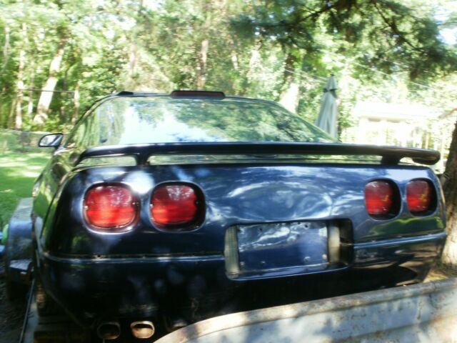 1989 Navy blue Chevrolet Corvette Coupe