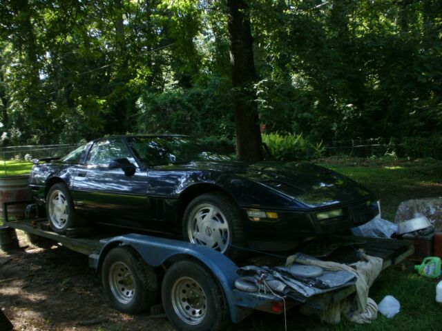 1989 Navy blue Chevrolet Corvette Coupe