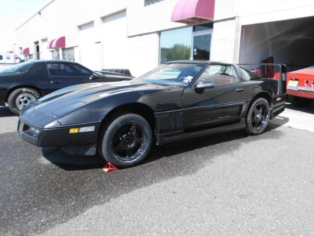 1989 Black Chevrolet Corvette Coupe