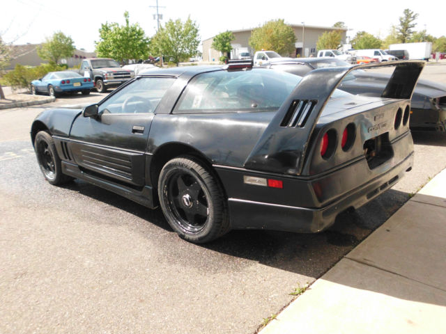 1989 Black Chevrolet Corvette Coupe