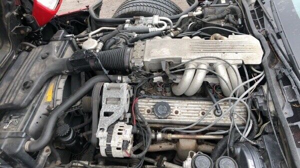 1989 Red Chevrolet Corvette
