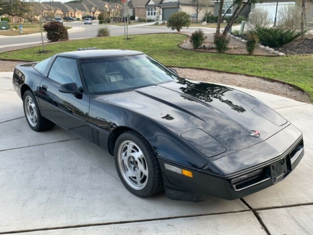 1989 Black Chevrolet Corvette Coupe