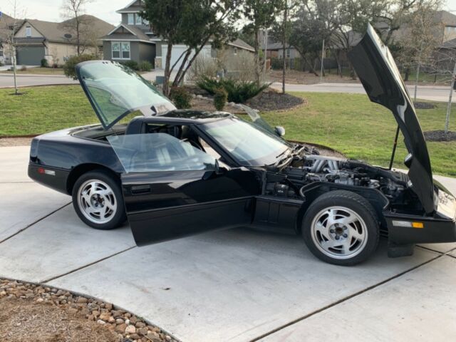 1989 Black Chevrolet Corvette Coupe