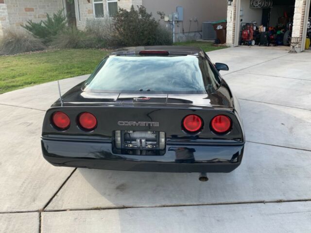 1989 Black Chevrolet Corvette Coupe