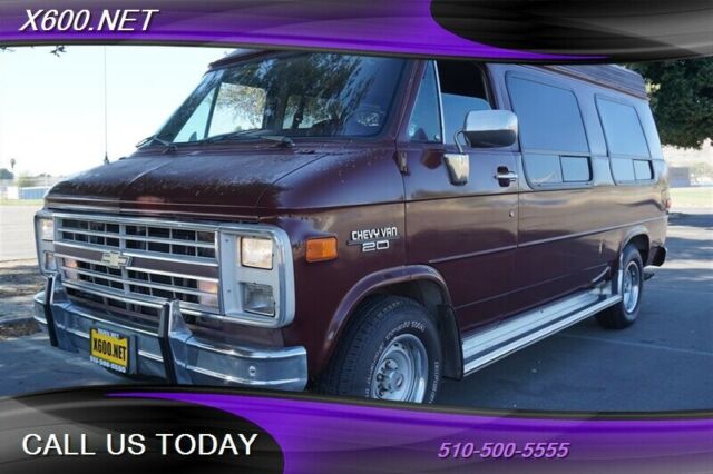 1989 Brown Chevrolet G-SERIES Van Original 46K --