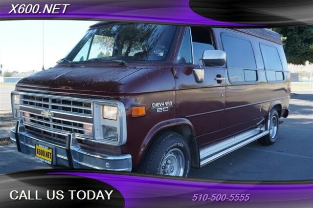 1989 Brown Chevrolet G-SERIES Van Original 46K --