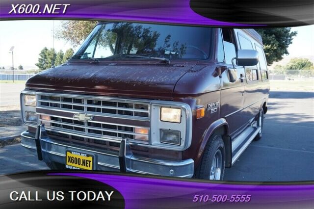1989 Brown Chevrolet G-SERIES Van Original 46K --