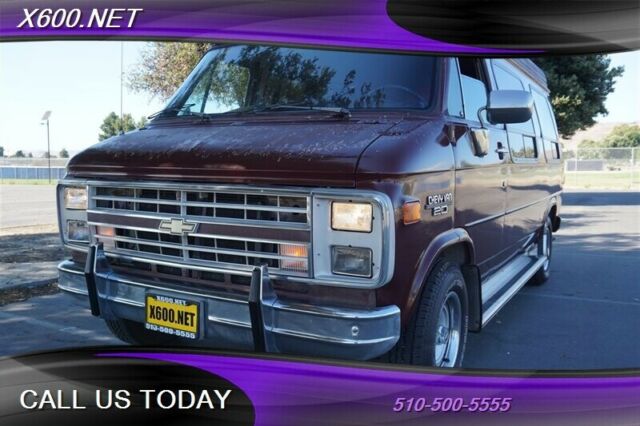 1989 Brown Chevrolet G-SERIES Van Original 46K --