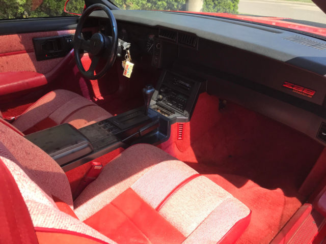 1989 Red Chevrolet Camaro Coupe