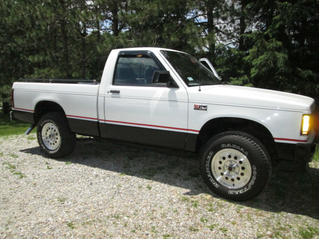1989 Frost White Chevrolet S-10 Standard Cab Pickup