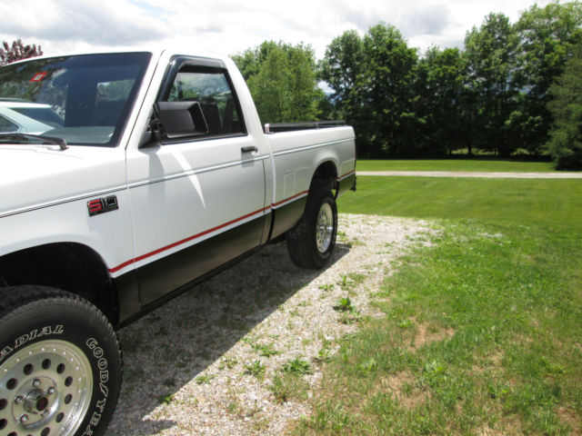 1989 Frost White Chevrolet S-10 Standard Cab Pickup