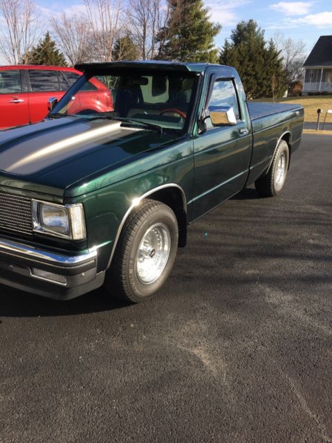 1989 Green Chevrolet S-10 Standard Cab Pickup