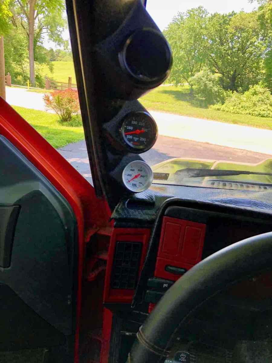 1989 Red Chevrolet S10 Pickup