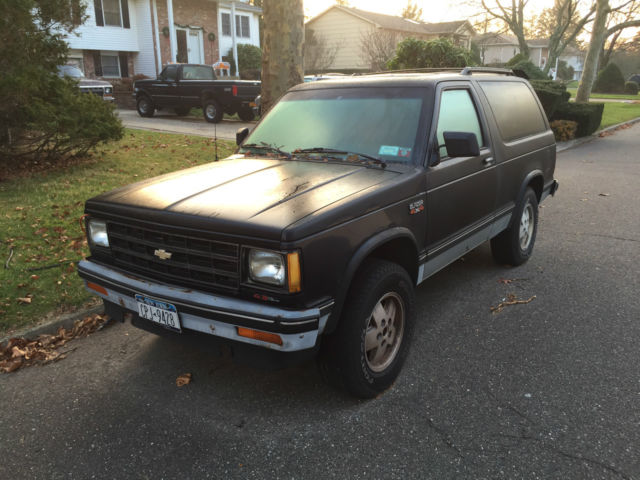 1989 Black Chevrolet Blazer SUV