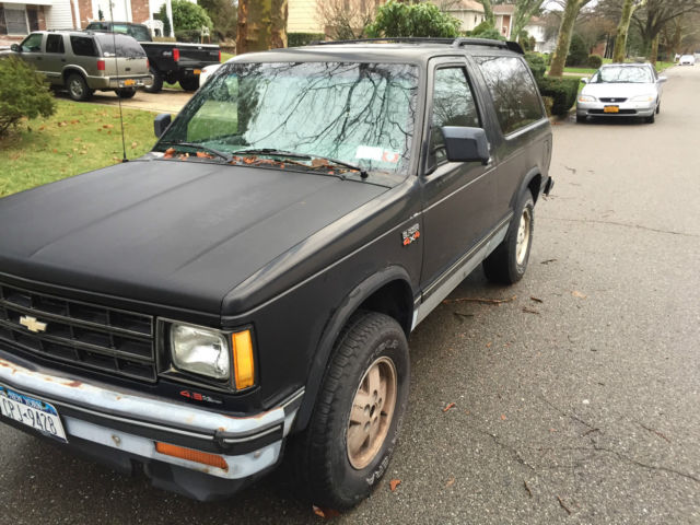 1989 Black Chevrolet Blazer SUV