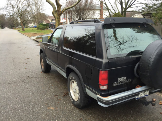 1989 Black Chevrolet Blazer SUV