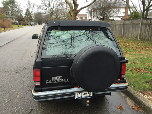 1989 Black Chevrolet Blazer SUV
