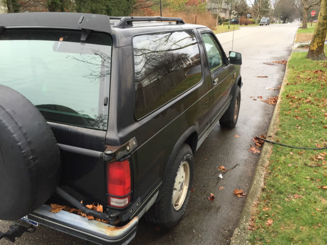 1989 Black Chevrolet Blazer SUV