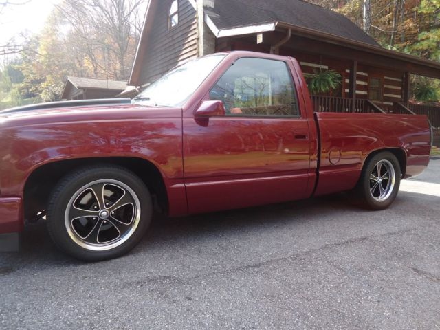 1989 Maroon Chevrolet C/K Pickup 1500 Standard Cab Pickup