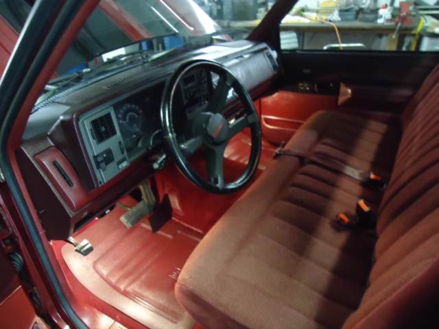 1989 Maroon Chevrolet C/K Pickup 1500 Standard Cab Pickup