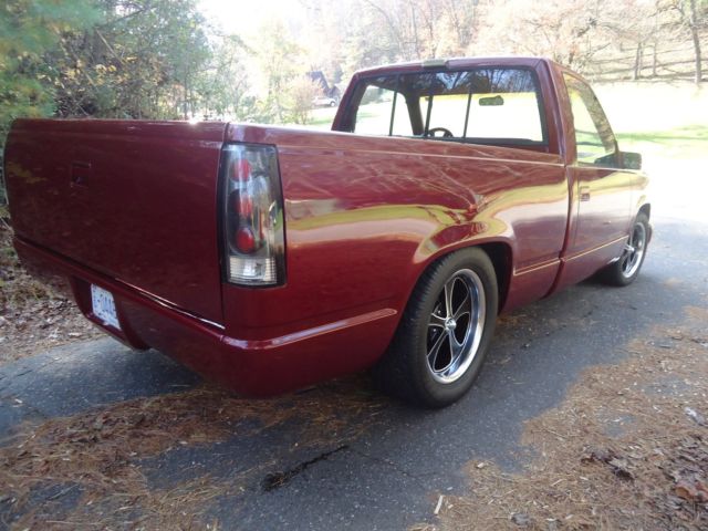 1989 Maroon Chevrolet C/K Pickup 1500 Standard Cab Pickup