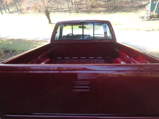 1989 Maroon Chevrolet C/K Pickup 1500 Standard Cab Pickup
