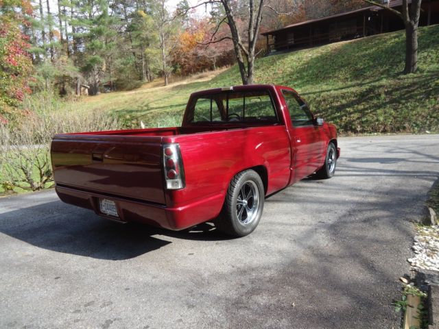 1989 Maroon Chevrolet C/K Pickup 1500 Standard Cab Pickup