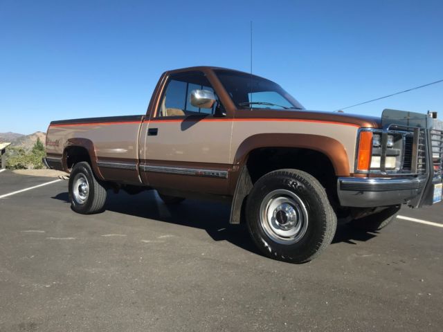 1989 Brown Chevrolet C/K Pickup 2500 Standard Cab Pickup