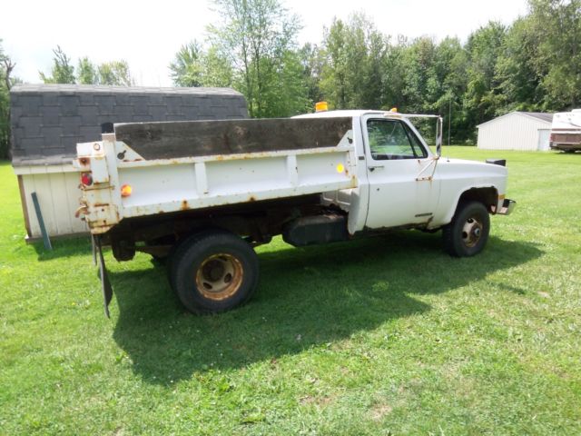 1989 White Chevrolet Other Pickups Dump Truck