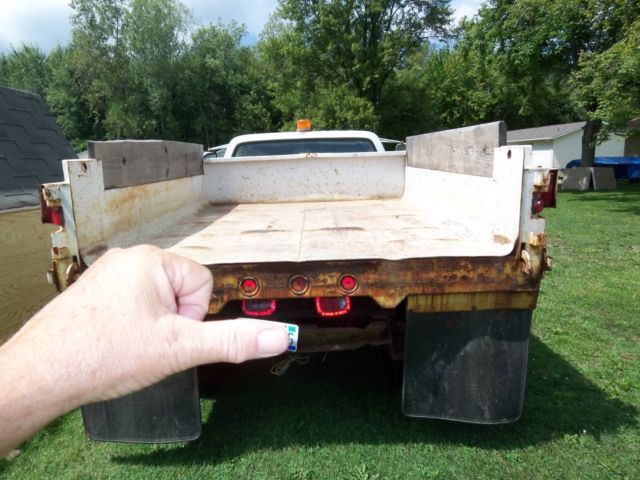 1989 White Chevrolet Other Pickups Dump Truck