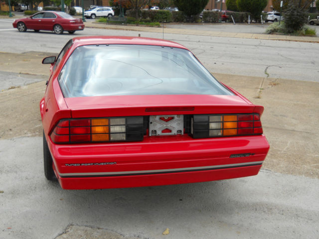 1989 Burgundy Chevrolet Camaro Coupe