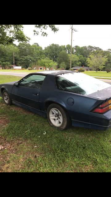 1989 Blue Chevrolet Camaro
