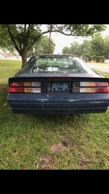 1989 Blue Chevrolet Camaro