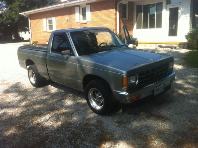 1989 Silver Chevrolet S-10 Standard Cab Pickup