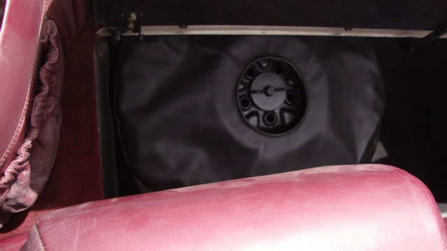 1989 Burgundy Chrysler Maserati Convertible Convertible