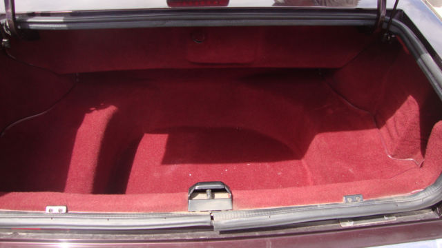 1989 Burgundy Chrysler Maserati Convertible Convertible